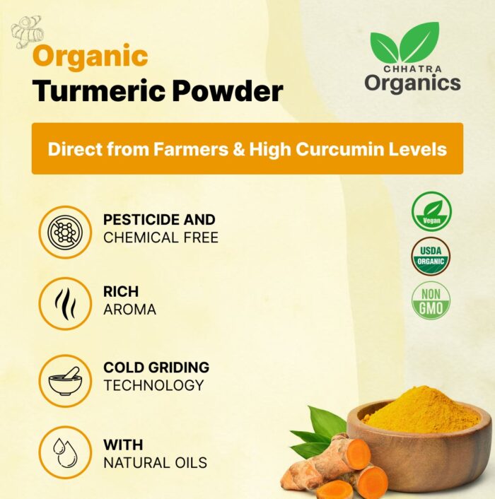 chhatraorganics | organic turmeric powder