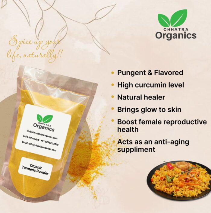 chhatraorganics | organic turmeric powder